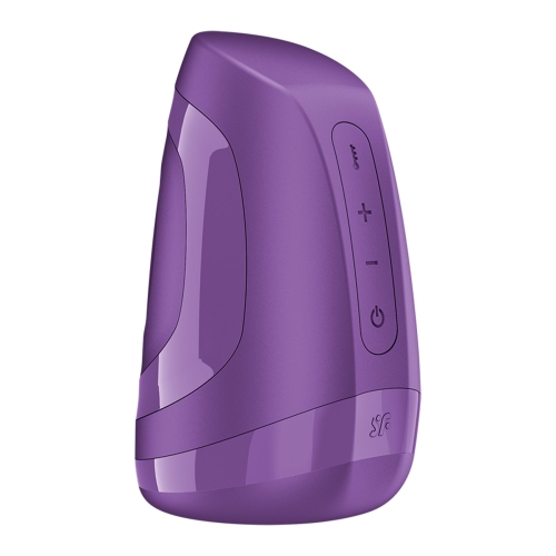 Мастурбатор имитатор минета, подогрев и вибрация фиолетовый Satisfyer Men Heat Vibration Battery Series - 3