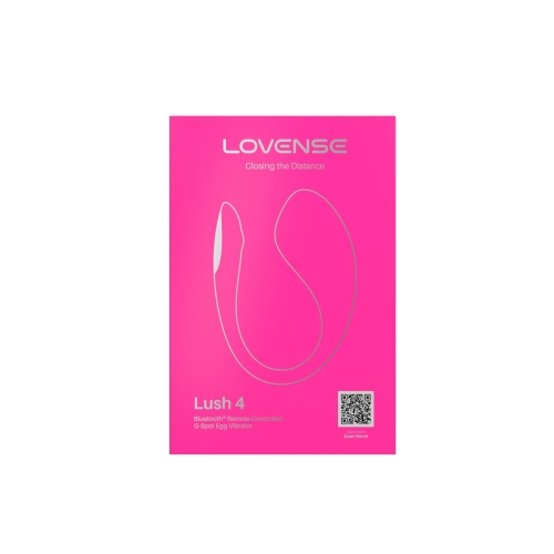 Смарт віброяйце вагінальне рожевого кольору Lovense Lush 4 - 5