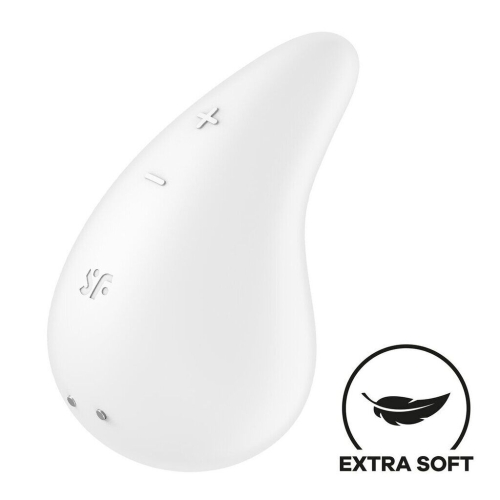 Вібратор для клітора білий Satisfyer Dew Drop - 1