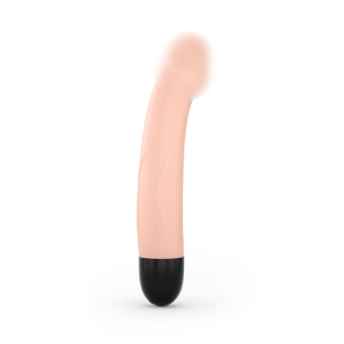 Вібратор реалістичний силіконовий тілесного кольору Dorcel Real Vibration m Flesh 2.0