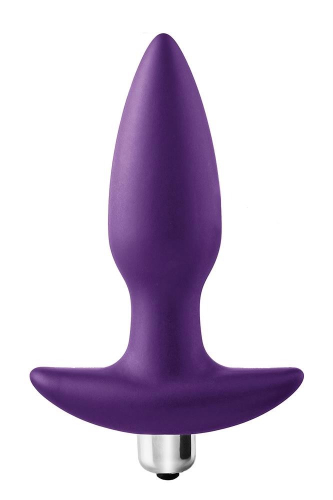 Анальная вибропробка фиолетовая Dream Toys Flirts - 1