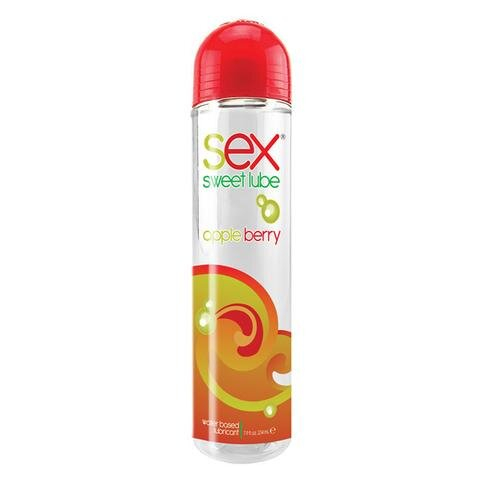 Лубрикант оральный на водной основе с ароматом яблока Topco Sex Sweet Lube 197мл - 2