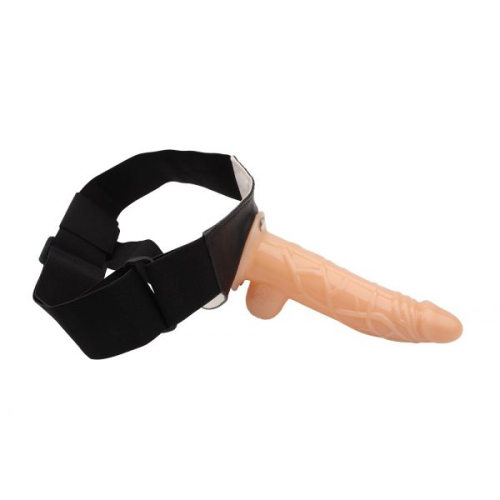 Страпон ременной бежевый Chisa Hollow Cock - 3