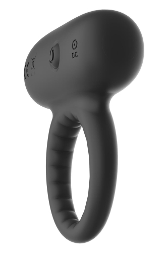Эрекционное виброкольцо для члена черное Dream Toys RAMROD - 5