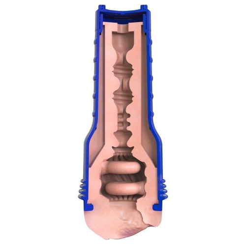 Мастурбатор в колбе вагина телесного цвета Fleshlight - 5