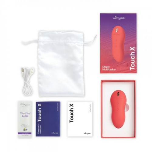 Клиторальный вибратор Touch X by We-Vib коралловый цвет - 4