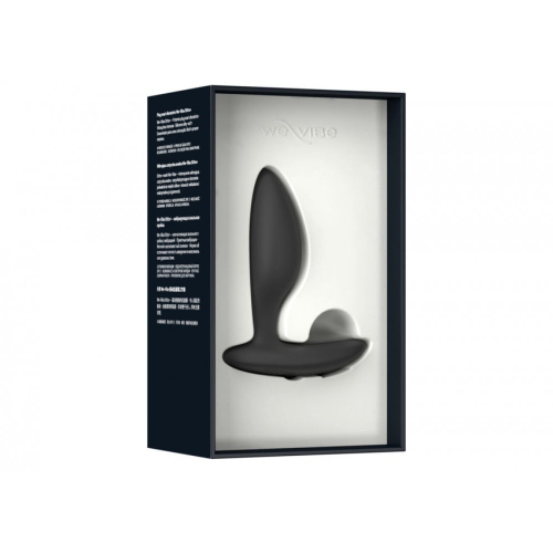 Анальная пробка з вибрацией We-Vibe Ditto+ Satin Black с пультом и управлением с телефона - 9