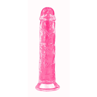 Фаллоимитатор гелевый на присоске розовый Love stay with me - SEXTOY PENIS