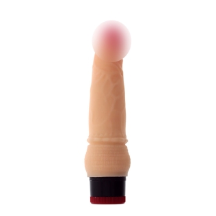Реалістичний вібромасажер тілесного кольору Dream toys 6INCH VIBRATOR