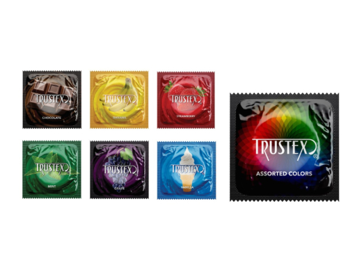 Презерватив из премиального латекса с ароматом и вкусом шоколада TrustexChocolate Lubricated 1 штука - 2
