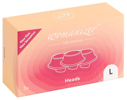 Змінні насадки для Womanizer Premium Starle білого кольору розмір L 3 штуки - 4