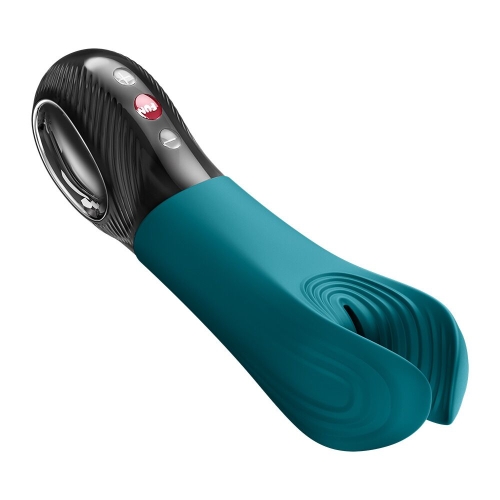 Вибратор для пениса зеленый Fun Factory MANTA Bottle Green подходит для парных игр - 2