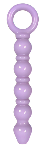 Анальные бусы фиолетового цвета Meleon Anal Beads AP-28 - 2