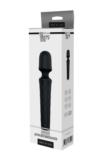 Вібромасажер мікрофон водонепроникний чорний DREAM TOYS JOYRUSH MASSAGER - 2