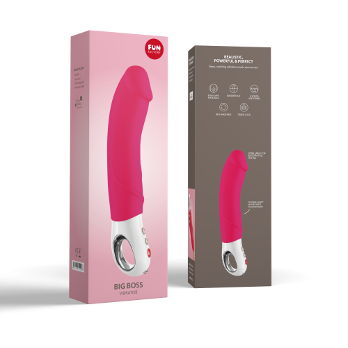 Большой вибратор Fun Factory BIG BOSS G5 розовый - 7