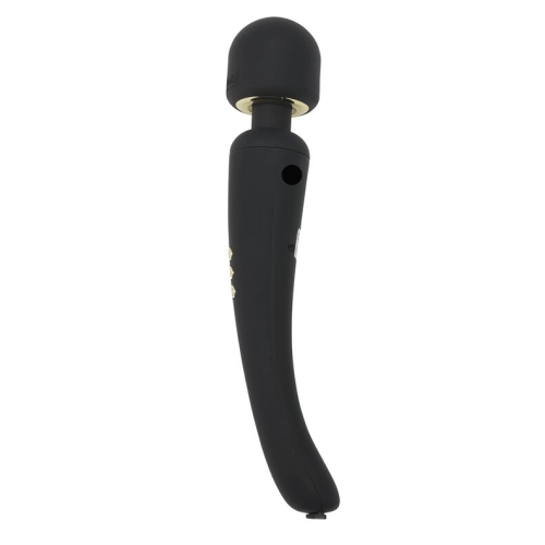 Вібромасажер Wand для інтимних зон з трьома насадками чорний Pornhub Spell Wand Set - 3