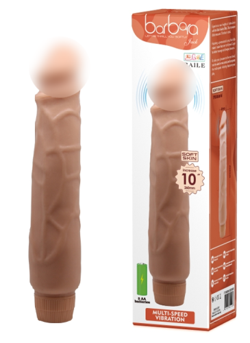 Вібратор реалістик тілесний вагінальний BARBARA BOB dildo VIBRATOR - 1