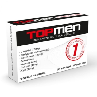 Препарат для стимуляции эрекции и потенции Shs Top Men Plus 10 капсул