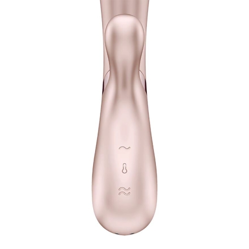 Вибратор кролик с подогревом серебристый Satisfyer Hot Lover - 3