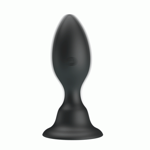 Анальний стимулятор з вібрацією чорний MR PLAY VIBRATING ANAL PLUG - 5