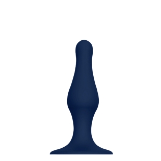 Анальная пробка силиконовая синяя на присоске 12,7 х 3,5 Dream Toys Cheeky Love