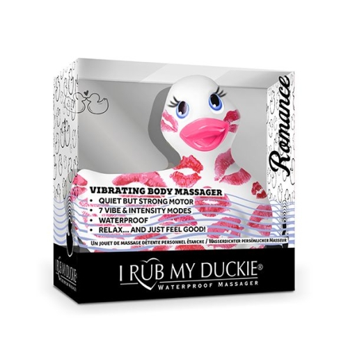 Міні-вібратор качечка для клітора з поцілунками I Rub My Duckie Romance v2. 0 - 2
