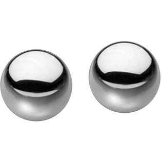 Вагинальные шарики из стали серебряные Sex &amp;amp; Mischief Steel Balls