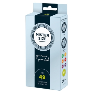 Презервативи Mister Size 49 mm (мм) 10 штук Містер Сайз