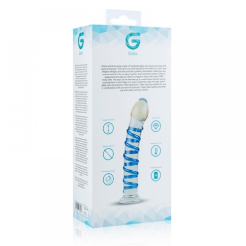 Фаллоимитатор стеклянный EasyToys Glass Dildo No.01 - 3