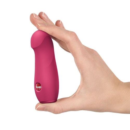 Мини вибратор для клитора малиновый Fun Factory Stella Raspberry - 5