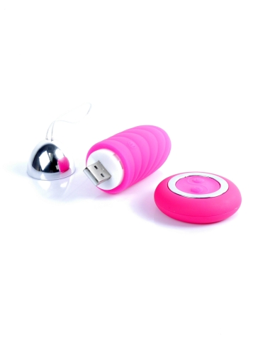 Віброяйце з пультом ДУ рожеве Remoted controller egg 0.2 USB - 7
