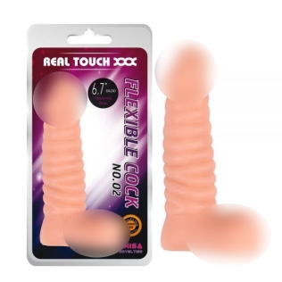 Фалоімітатор 16,4 / 4 см реалістичний на присоску Chisa 6.7 Flexible cock No.02