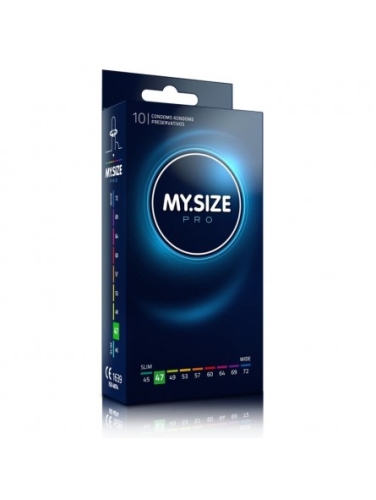 MY SIZE PRO презервативы 47 мм 10 штук Май Сайз Про веганские - 1