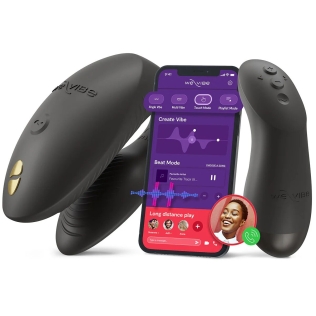 Смарт-вібратор для пар з пультом керування We-Vibe Chorus Pro Satin