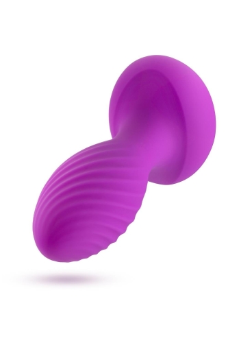 Анальний вібратор кольору фуксія з камінчиком Blush Oh My Gem Charm Amethyst - 3