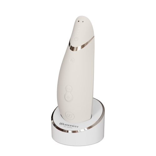 Вакуумный бесконтактный вибратор для клитора Серый Womanizer Premium 2 - 6