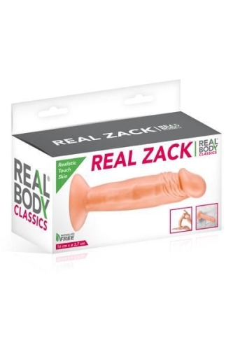 Фаллоимитатор 15,5 см/3,7 см реалистичный на присоске Real Body - Real Zack - 3