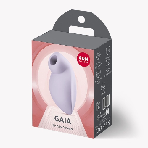 Вакуумний стимулятор для клітора фіолетовий Fun Factory Gaia 11 рівнів вакууму - 6