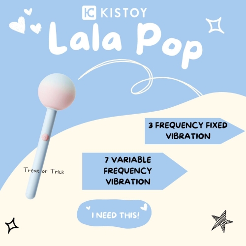 Клиторальный вибратор чупачупс KISTOY Lala Pop - 3
