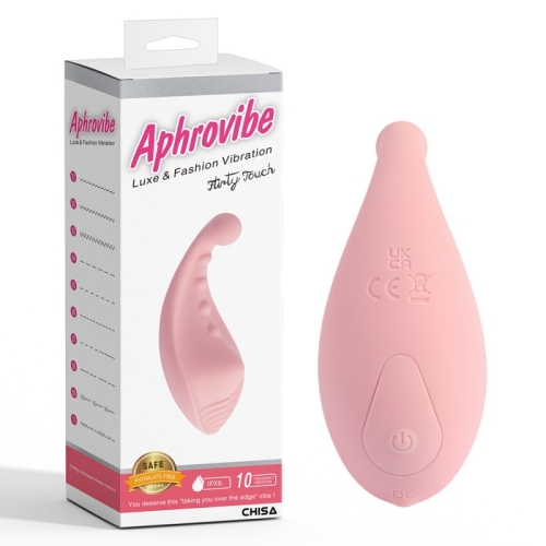 Вібратор для клітора та статевих губ рожевого кольору Chisa Flirty Touch - 1
