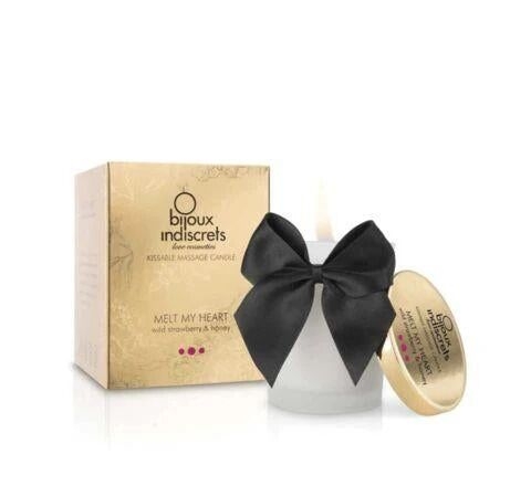 Массажная свеча Bijoux Indiscrets MELT MY HEART карамель 70 мл - 3
