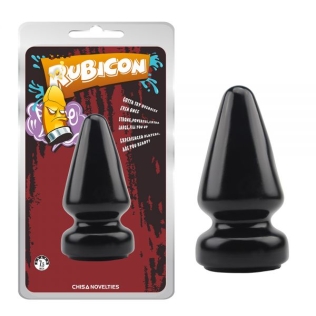 Анальная пробка на присоске черного цвета Chisa Anal Plug Large
