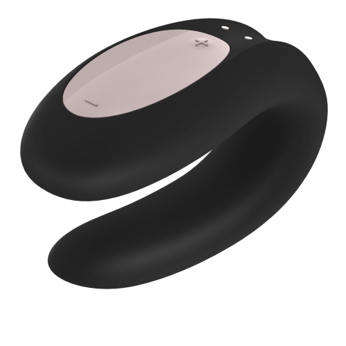 Вибратор для пар с управлением через телефон черный Satisfyer Double Joy - 4