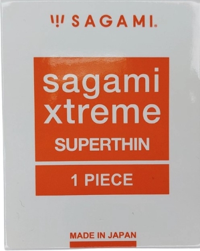 Презерватив латексний ультратонкий прозорий SAGAMI XTREME SUPERTHIN 1 шт - 3