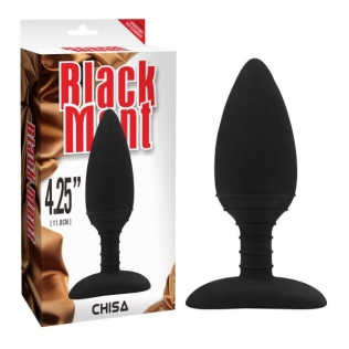 Анальная пробка силиконовая черная Chisa Anal Libido