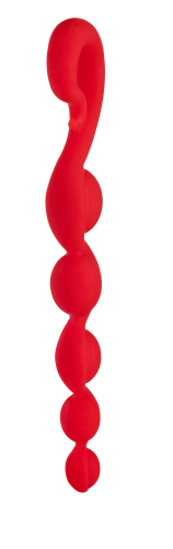 Анальні кульки Bendybeads Fun Factory червоні - 3