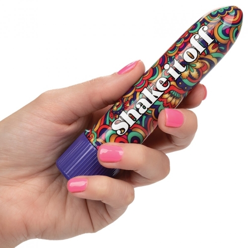 Міні вібратор різнокольоровий California еxotic novelties Shake It Off Mini Vibrator - 6