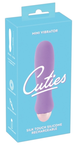 Віброкуль для клітора фіолетового кольору Soft Silicone Cuties Mini Vibrator - 1
