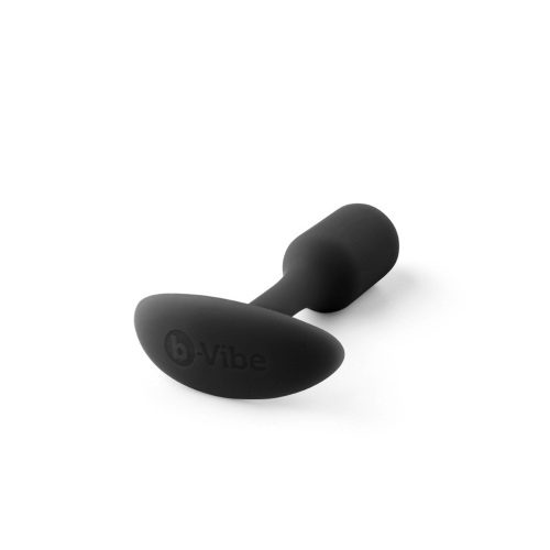 Анальна пробка із зміщеним центром ваги B-vibe 8.6 х 2.2 см чорна - 5