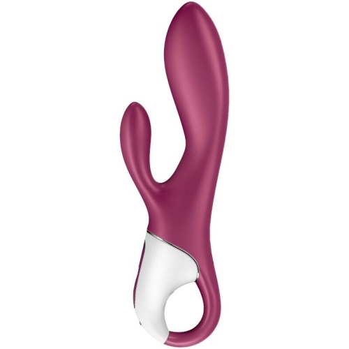 Вибратор кролик для стимуляции точки G и отростком для клитора бордовый Satisfyer Heated Affair - 2